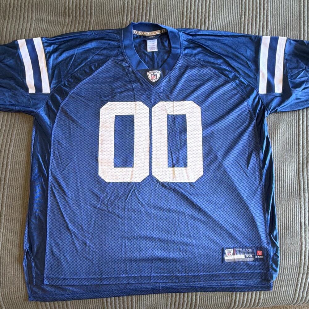 Indianapolis Colts NFL On Field Jersey NFL Equipment Blue/White Size 3XL